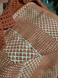 coperta a 4 teli tessuti a telaio 