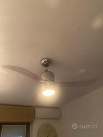 Lampadario con ventilatore