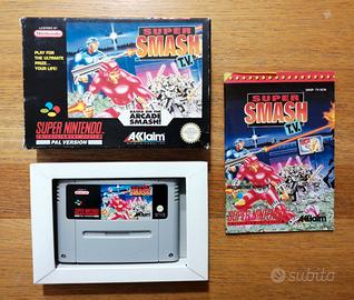 Super Smash TV Super Nintendo SNES PAL COMPLETO