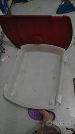 contenitore sotto letto in plastica 