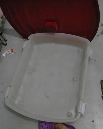 contenitore sotto letto in plastica 