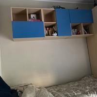 Cameretta completa ragazzi - armadi, letti inclusi