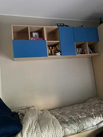 Cameretta completa ragazzi - armadi, letti inclusi