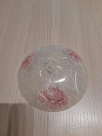 Porta caramelle/oggetti in vetro