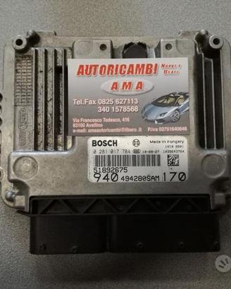 Centralina motore alfa giulietta 2.0 mjt 170 cv
