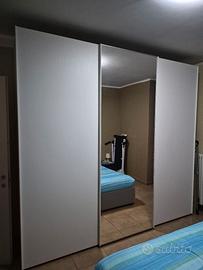 armadio a 3 anteriore con cassettiera