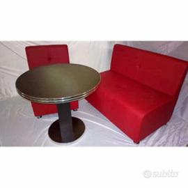 Tavoli Giove R robusti in legno gamba centrale