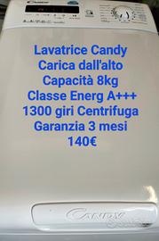 Lavatrice Candy Carica dall'alto 8kg