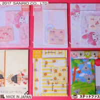 Sanrio KEROPPI KITTY Vintage 1990 Carta da Lettere