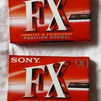  n.2 Audio Cassette Vergini Nastro SONY FX 90 