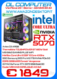 PC Gaming Intel Ultra Core 32 GB SSD 1 TB RTX5070