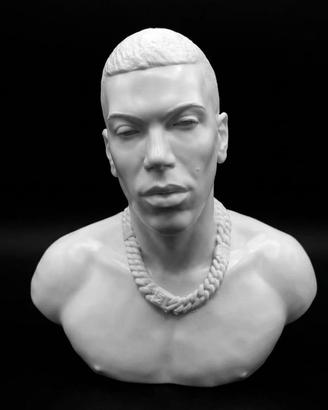 Sfera Ebbasta 3D Sculpture