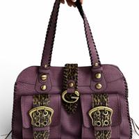 Guess vintage Bag viola leopardata anni 2000 y2k