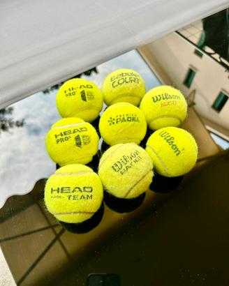 Palline padel tennis