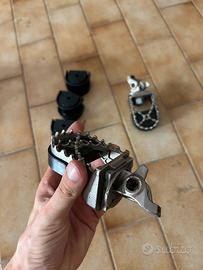 Pedane motard/enduro regolabili cr/crf