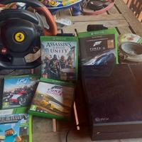 X box one   con volante pedaliera