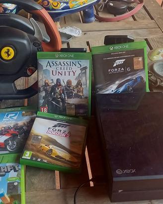 X box one   con volante pedaliera