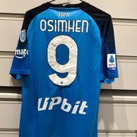 Maglia Match Worn Issued Osimhen #9 Napoli Vs Samp