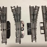 N 4 SCAMBI ROVAROSSI  SCALA H0 1,87  DA RIPARARE