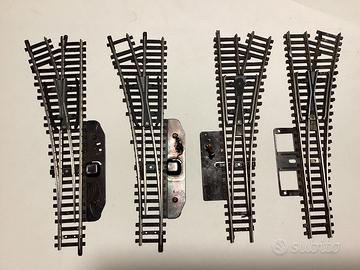 N 4 SCAMBI ROVAROSSI  SCALA H0 1,87  DA RIPARARE