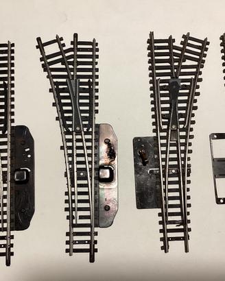 N 4 SCAMBI ROVAROSSI  SCALA H0 1,87  DA RIPARARE