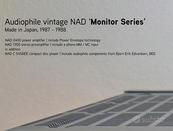 Audiophile vintage NAD ‘Monitor Series’.
