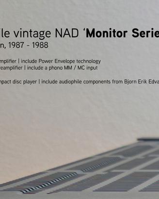 Audiophile vintage NAD ‘Monitor Series’.