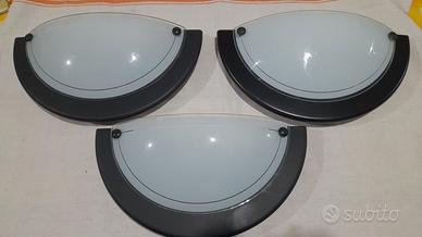 3  appliques da parete interna