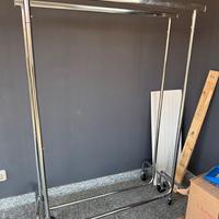 Appendiabiti in accaio regolabili