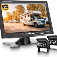 2 telecamere retromarcia auto schermo 7 pollici 