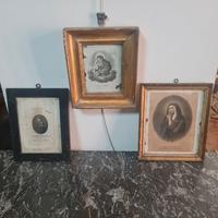 Gruppo di tre stampe antiche