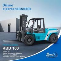 Carrello elevatore diesel BAOLI 100 quintali