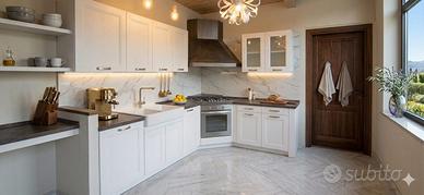 OUTLET- cucina angolare stile classico conte