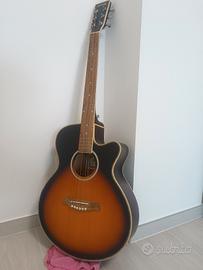 Chitarra acustica cutaway KaSound sunburst