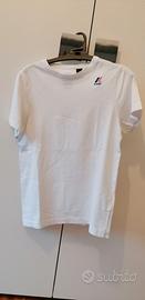 T-shirt K Way XS bianca.