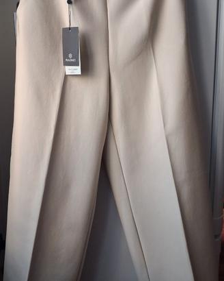 Pantaloni Ragno  Beige/bianco - NUOVI con cart