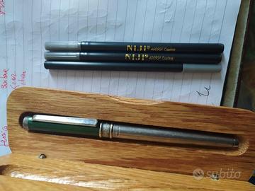 PENNA ROLLER UNO ARGENTO VINTAGE USATA POCO