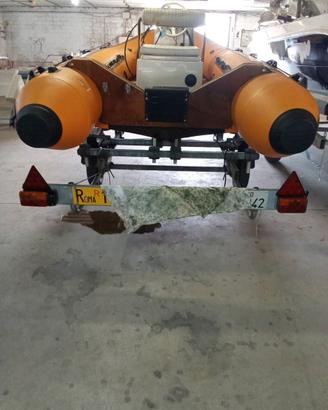 Gommone+motore 25cv+ carrello