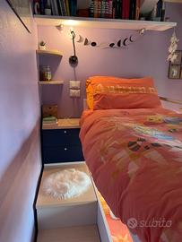 Letto a castello con gradini