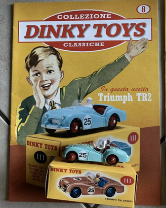Dinky toys deagostini triumph tr2 sports n.8