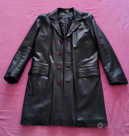 Trench di Pelle Uomo 