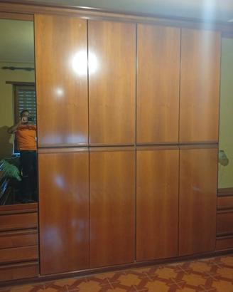 camera da letto in legno