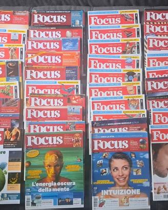 Lotto 37 riviste Focus  ottime