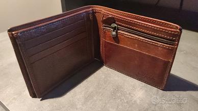 Portafoglio The Bridge in Vera Pelle - Marrone