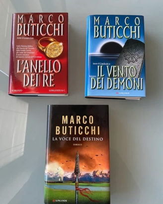 Marco Buticchi - lotto di tre romanzi