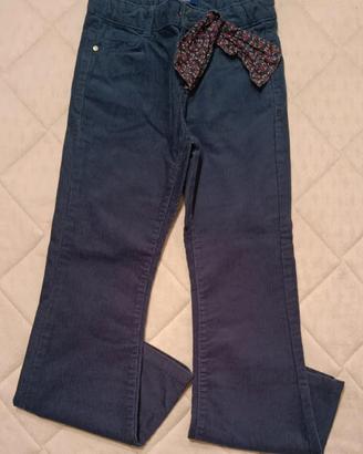 Pantalone velluto bambina Okaibi 9 anni.