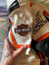 Giacca in vera pelle ’Replica’ modello Harley 60’