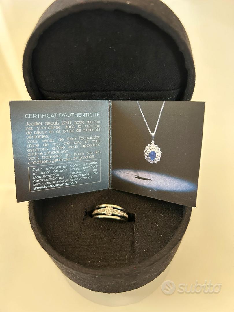 Anello Le Diamantaire Abbigliamento e Accessori In vendita a Massa Carrara