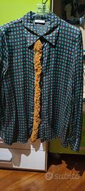 Camicia Donna con frangia sull'abbotonatura
