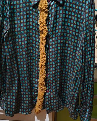 Camicia Donna con frangia sull'abbotonatura